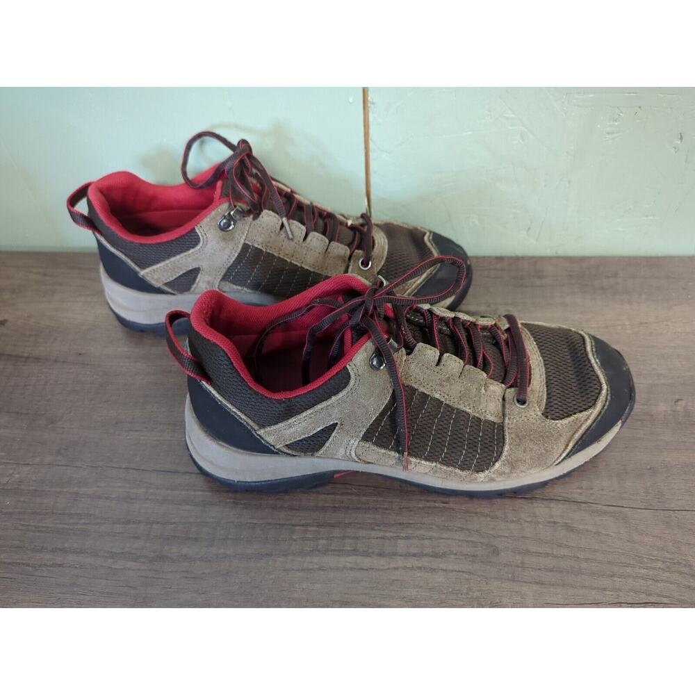 Duluth Trading Mens 9.5 Wide Jackpine Mesh Shoes Lug Sole Leather Upper Hiking